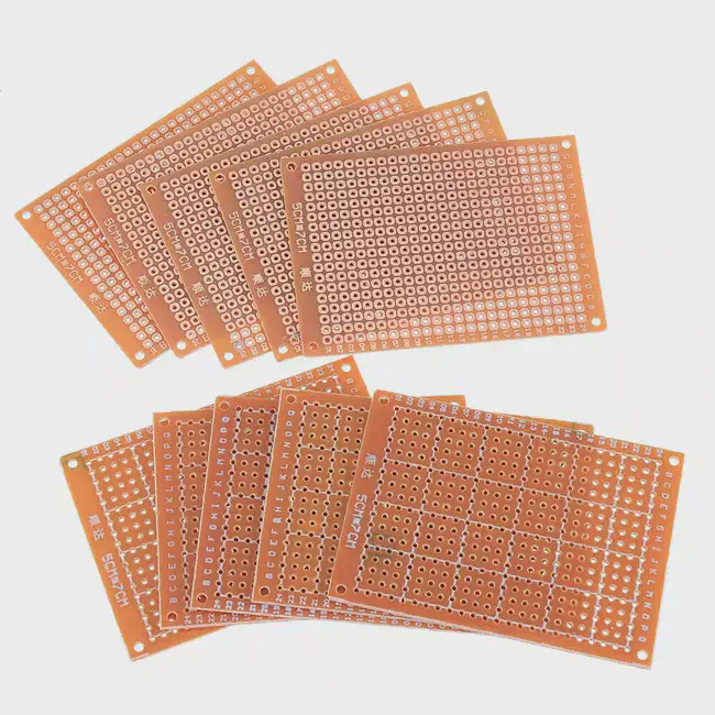 Brown, cheap pcb prototype board